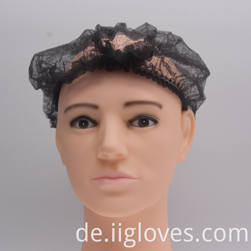 Nicht gewebte Clip-Kappe Single/Double Elastic Hairnet Anti-Staub Nicht gewebter Bouffant Cap mit 18 '', 19 '' und 21 '' ''